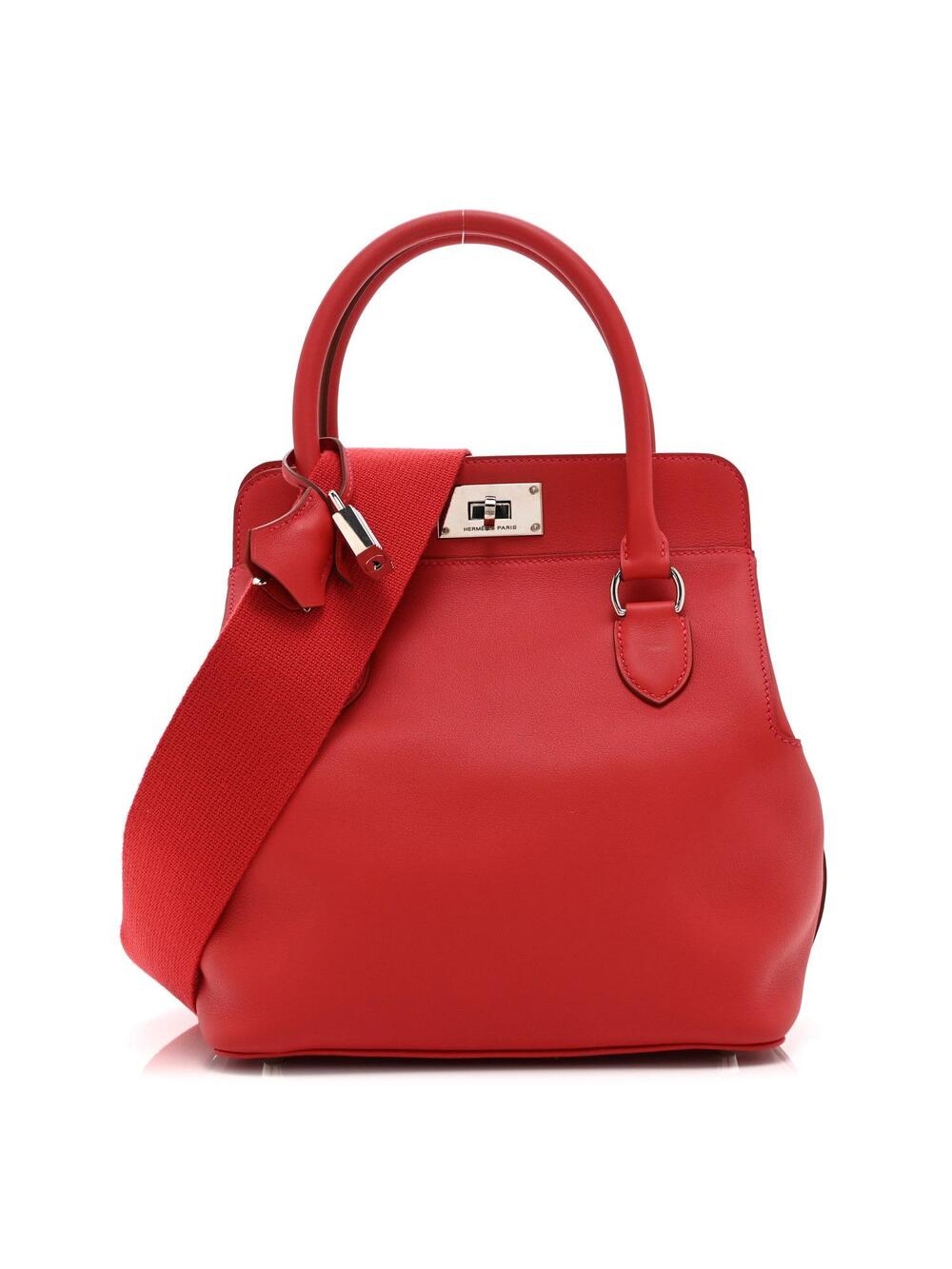 Hermes Swift Toolbox 20 Rouge Tomate #270159H39B
